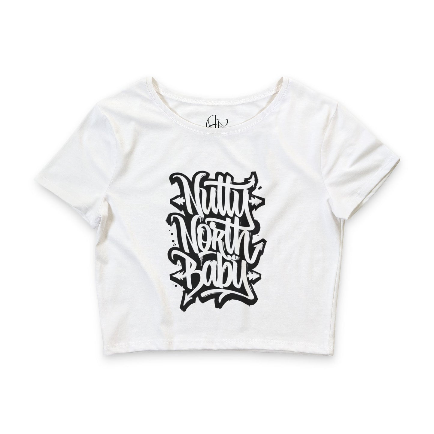 "Nutty North Graff" Crop Tee