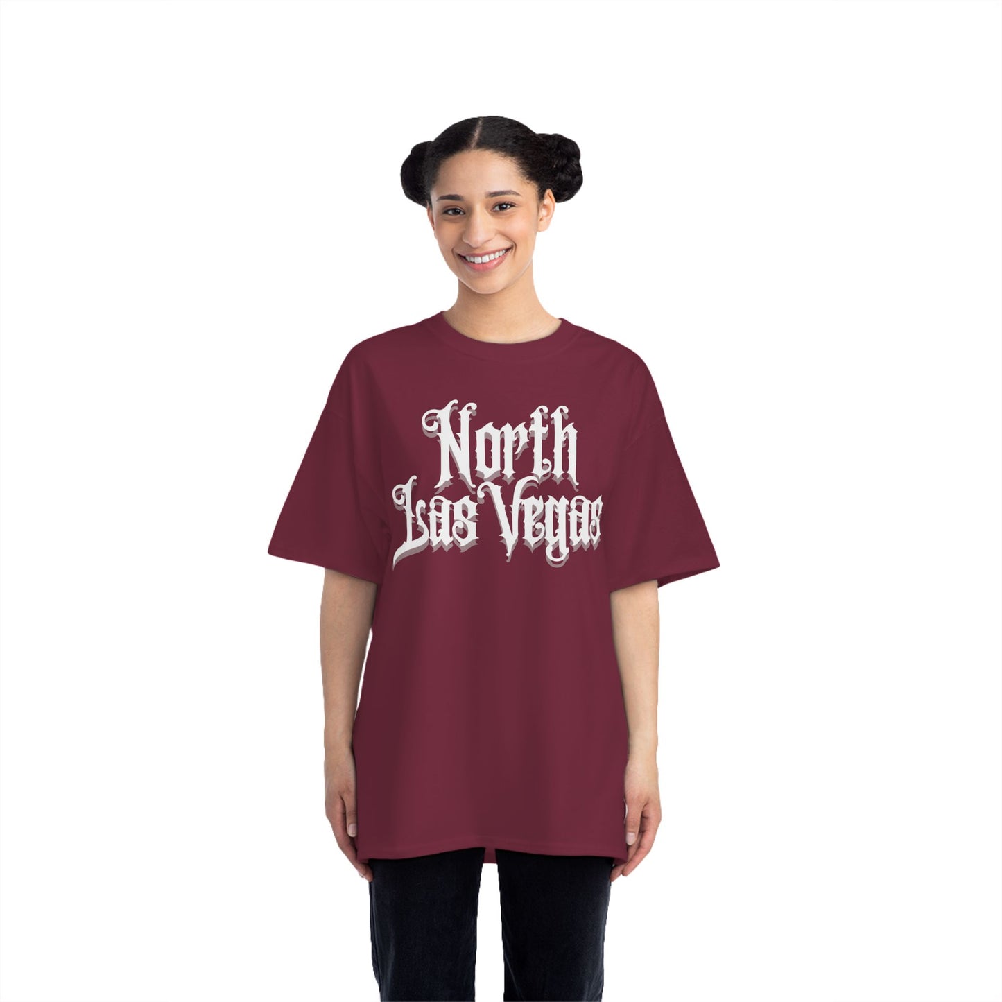 "Beefy-T® White North Las Vegas" T-Shirt