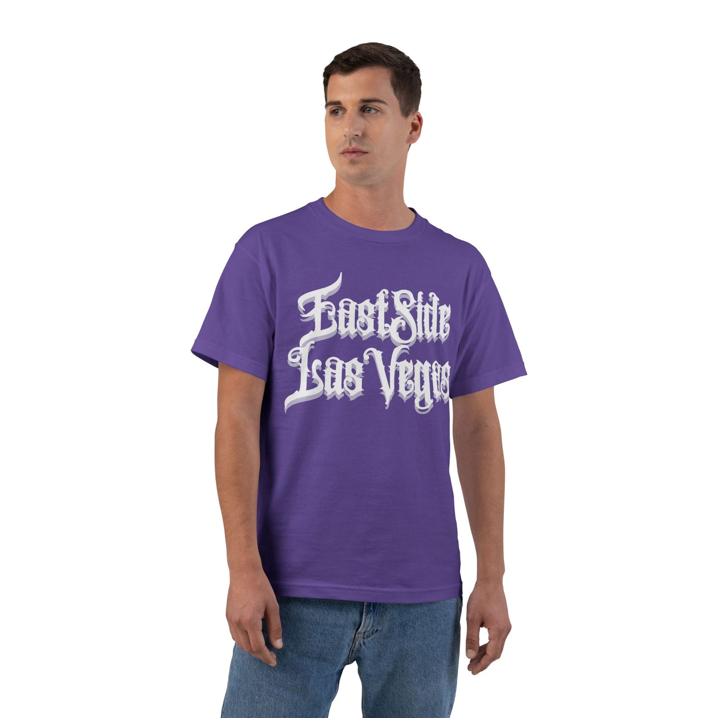 "Beefy-T® White East Side Las Vegas" T-Shirt