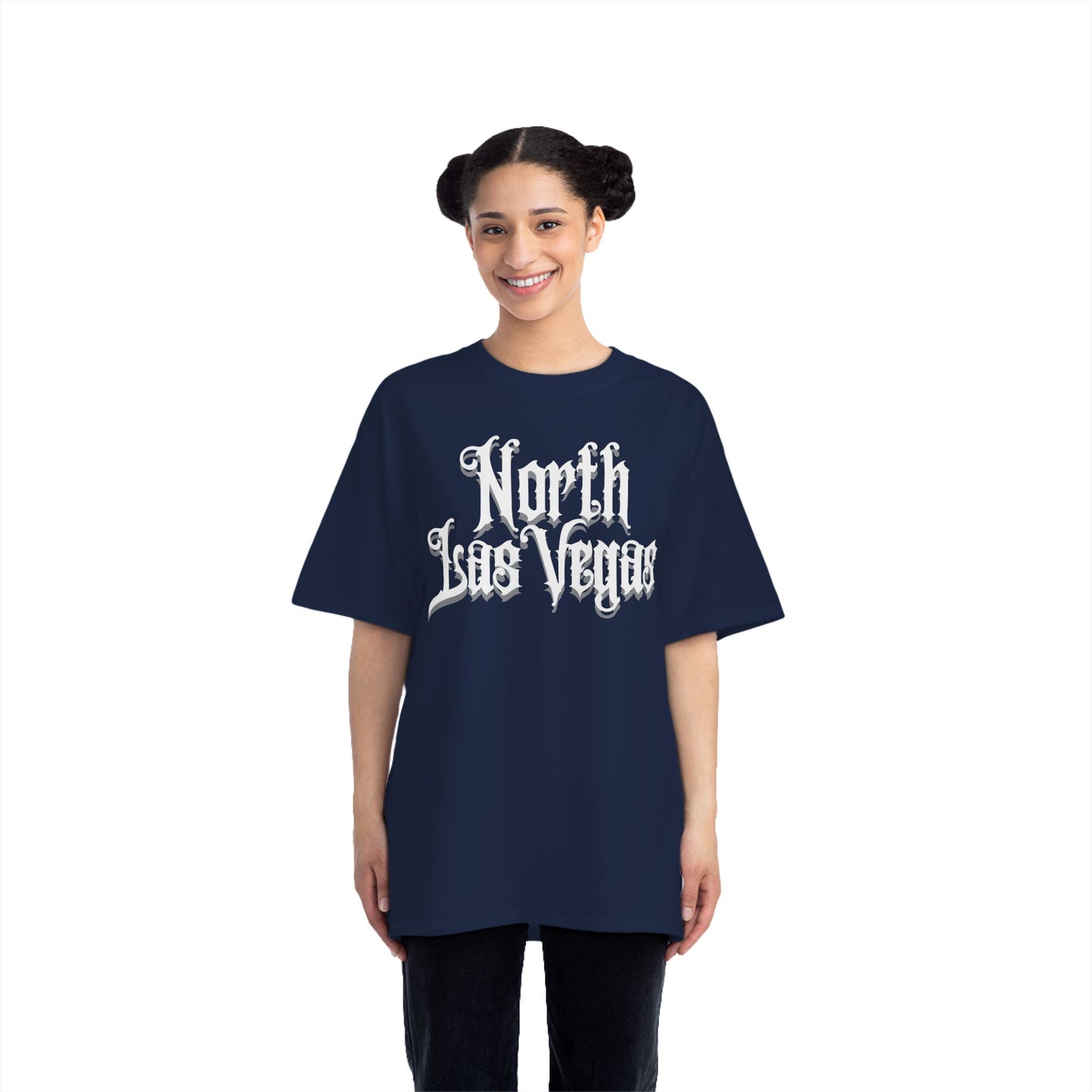 "Beefy-T® White North Las Vegas" T-Shirt