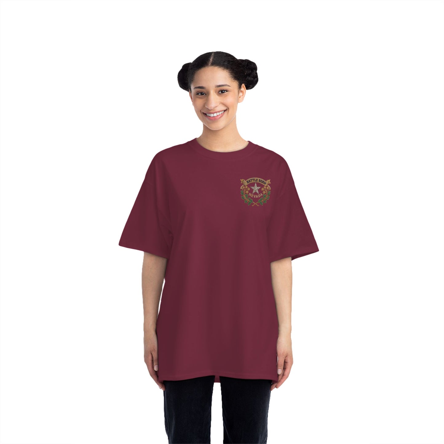 "Beefy-T® Battle Born Crest" T-Shirt