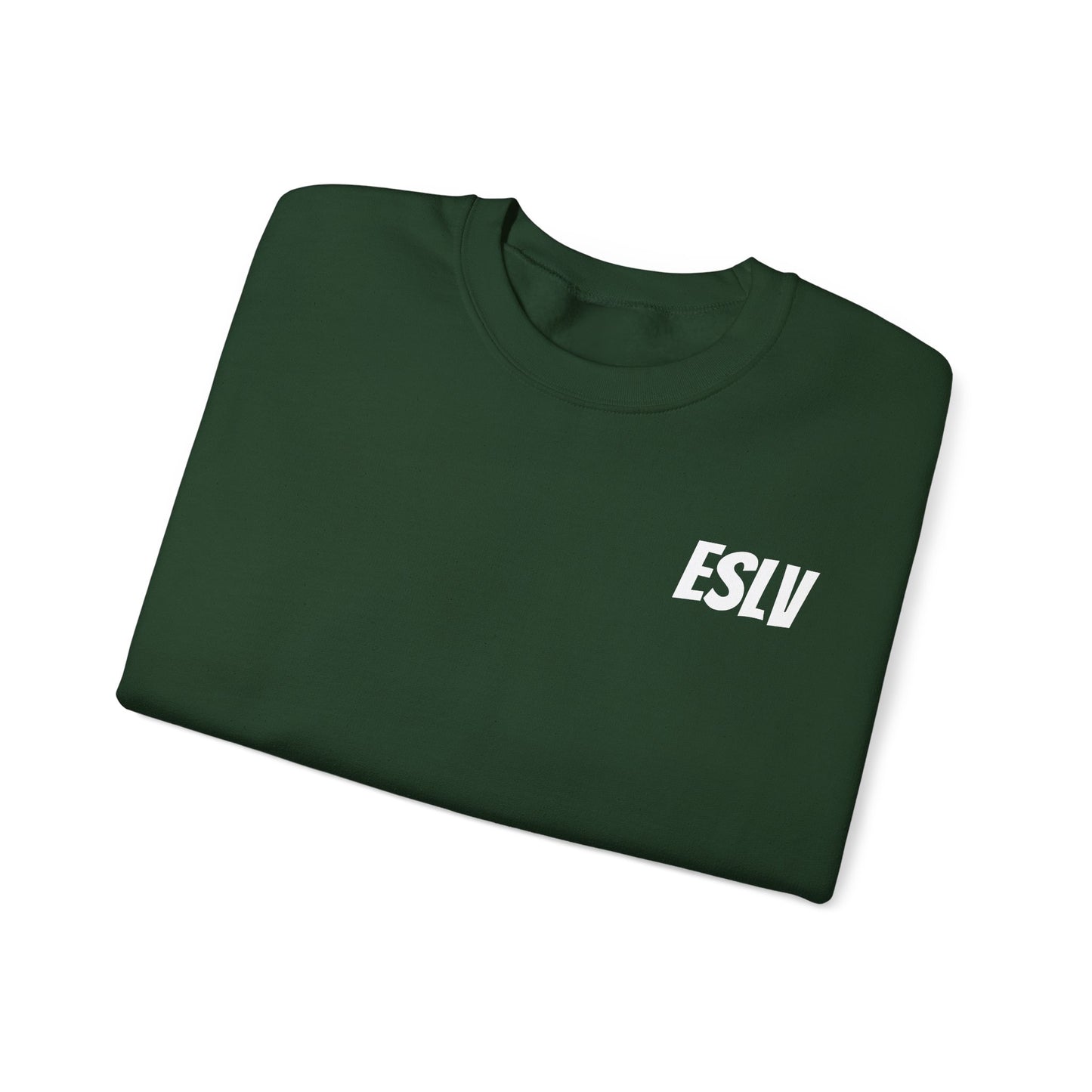 ESLV Crewneck Sweatshirt – Minimal Logo Black Pullover