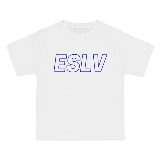 "Beefy-T® ESLV" Blue Logo T-Shirt