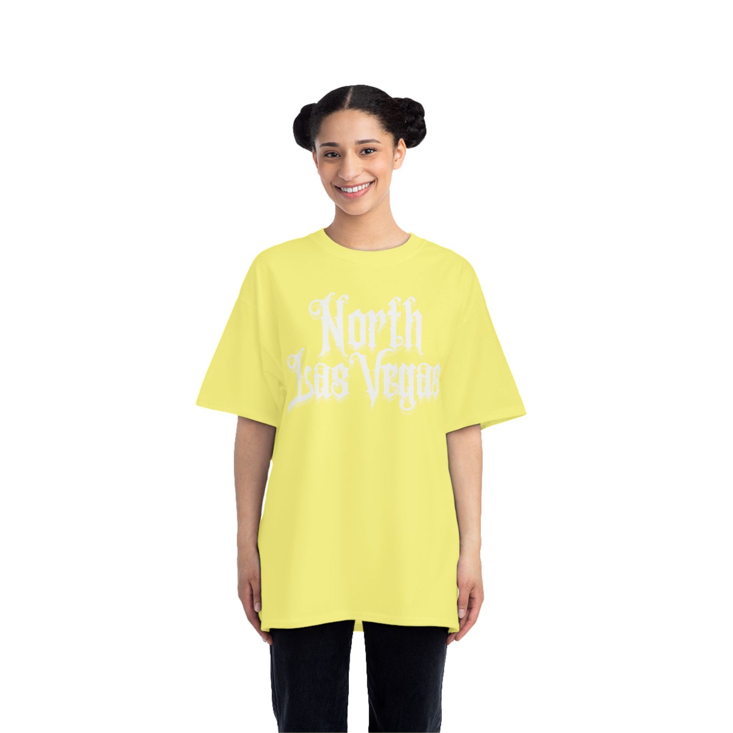 "Beefy-T® White North Las Vegas" T-Shirt
