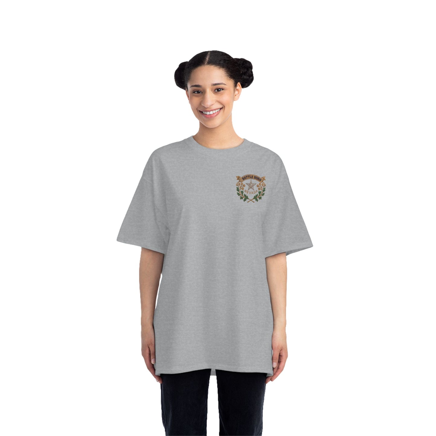 "Beefy-T® Battle Born Crest" T-Shirt