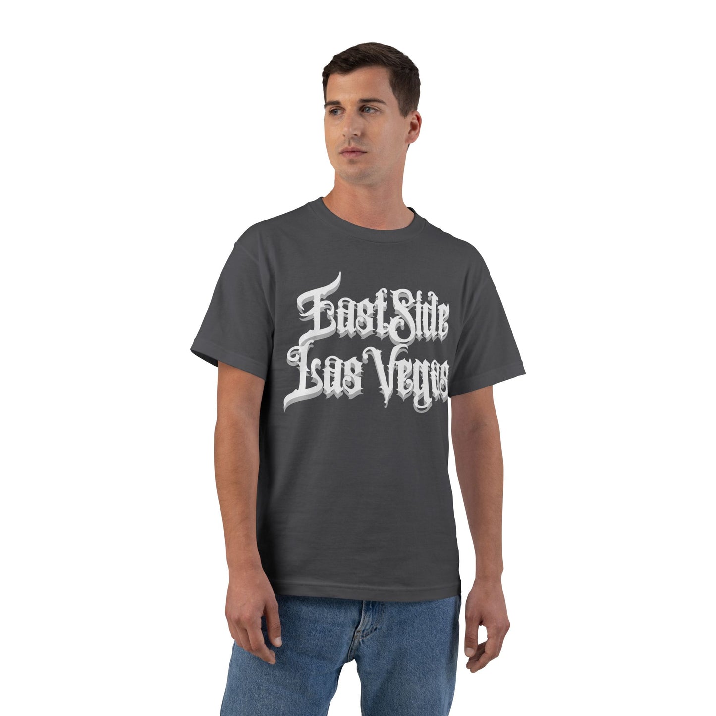 "Beefy-T® White East Side Las Vegas" T-Shirt